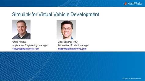 Simulink For Virtual Vehicle Development Matlab And Simulink