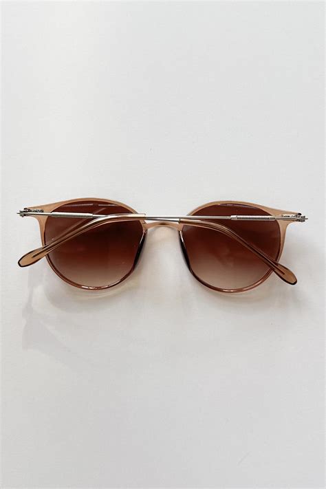 Arita Güneş Gözlüğü Nude Çerçeve Kahverengi Cam