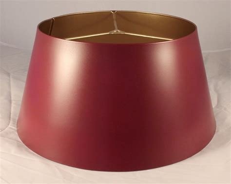 Burgundy Bouillotte Metal Lamp Shade Lamp Shade Pro