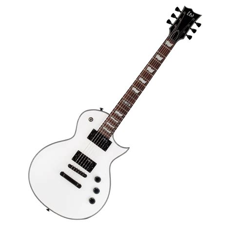 Guitarra Ltd Ec Sw Snow White Alamo Musical