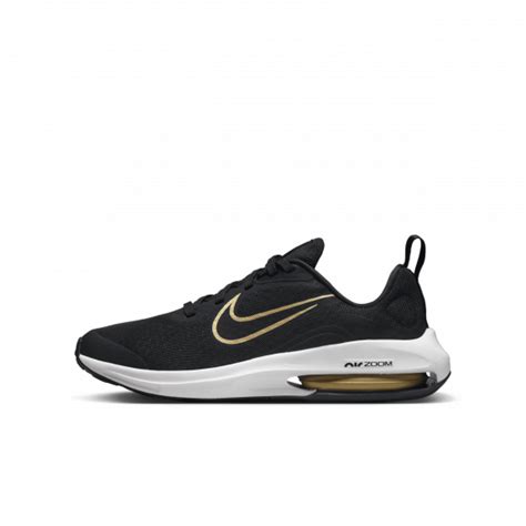 Nike Air Zoom Arcadia 2 Gs Black Metallic Gold