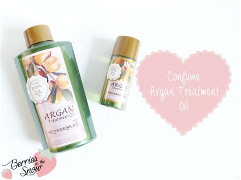Review: Confume Argan Treatment Oil | Berries in the Snow