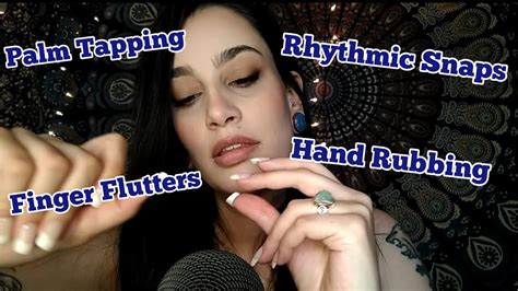 Asmr Slow And Hypnotic Hand Sounds Hand Rubbing Finger Snapping Palm