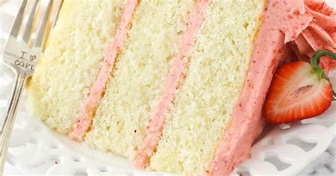 Strawberry Moscato Layer Cake Punchfork