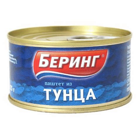 Паштет из тунца "БЕРИНГ" 125 гр - купить с доставкой по выгодным ценам ...