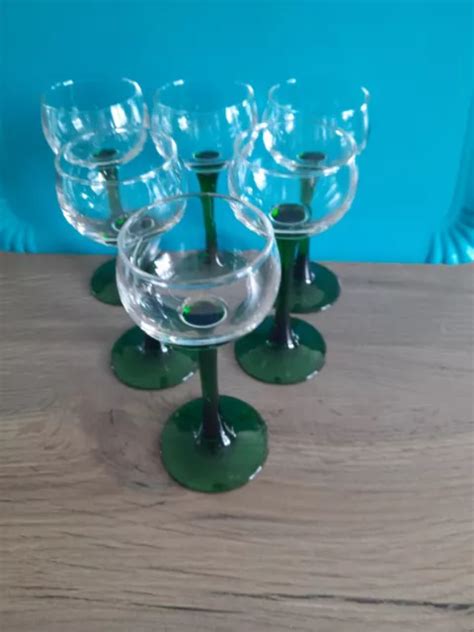 6 VERRE A VIN rouge Apéritifs Porto ALSACE MOSELLE LUMINARC FRANCE pied