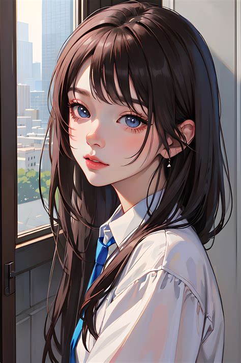 Desenho De Menina Anime