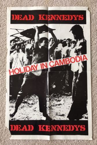 Dead Kennedys Holiday In Cambodia Rare Original 80s