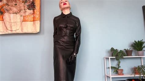Horny Blonde Enjoys Her Real Leather Skirt Katya Superb Clips Sale