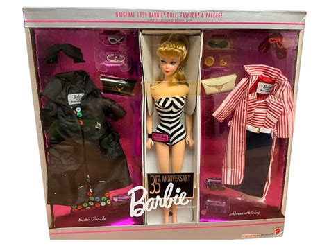 Lot - “35th Anniversary” 1959 Reproduction Barbie 11591