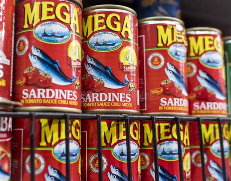 manila philippines mega sardines canned  tomato sauce  chili