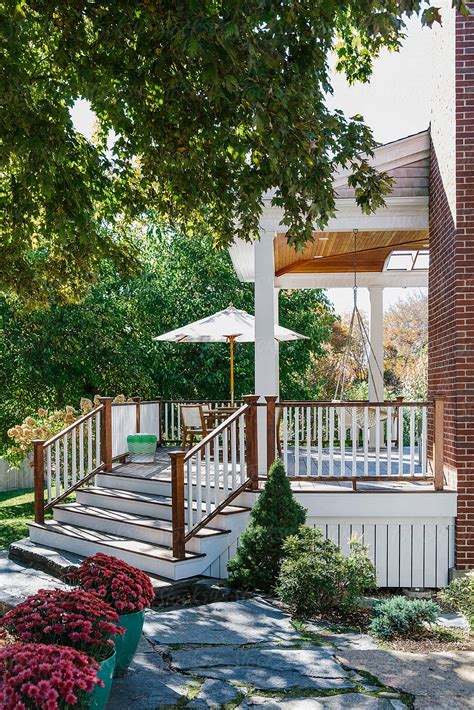 "Porch In Autumn Season" by Stocksy Contributor "Raymond Forbes LLC ...