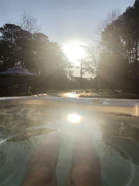 Watching The Sunrise From My Hot Tub Early This Morning No Better Way To Kick Off The Weekend