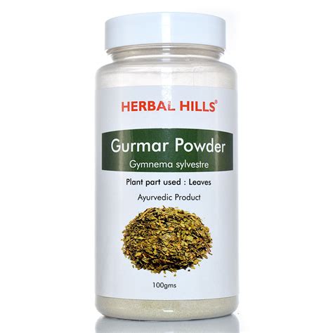 Buy Gurmar Madhunashini Gymnema Sylvestre Powder For Sugar Control Herbal Hills Wellness