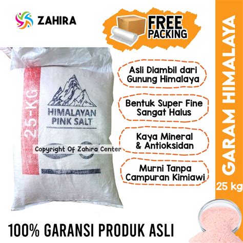 jual garam himalaya kg kemasan sak karung premium pink istimewa