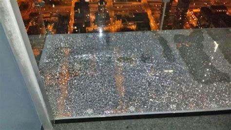 Willis Tower's Glass Observation Deck Shatters, Terrifying Tourists