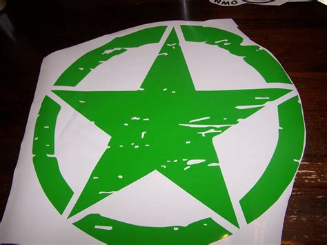 Jeep Freedom Edition Oscar Mike Star Hood Decal Sticker Vellosvinyl