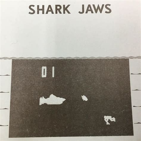 Atari Horror Games Shark Jaws Arcade Game Operation Service Manual