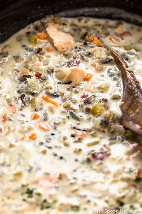 Creamy Chicken And Wild Rice Soup Crock Pot Slow Cooker Recipe Artofit