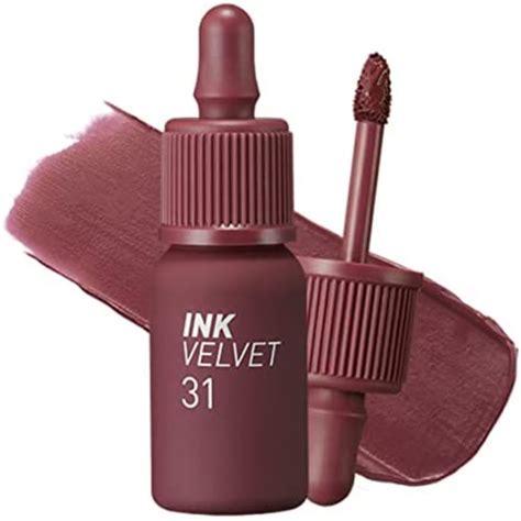 PERIPERA INK THE VELVET 031 WINE NUDE Матовый тинт для губ 4г