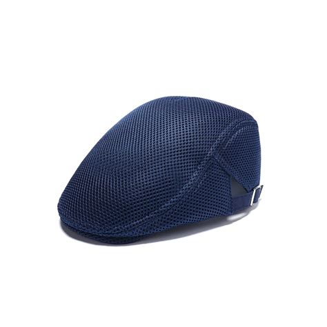 mesh grandad flat hat