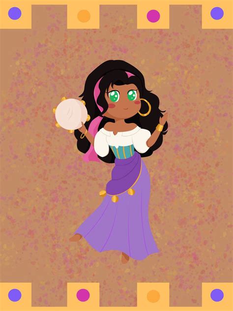 Esmeralda Disney Art Chibi Esmeralda Disney