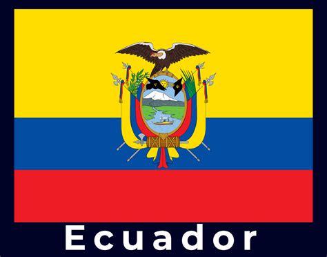 Ecuador national Flag, Flag of Ecuador 13975381 Vector Art at Vecteezy
