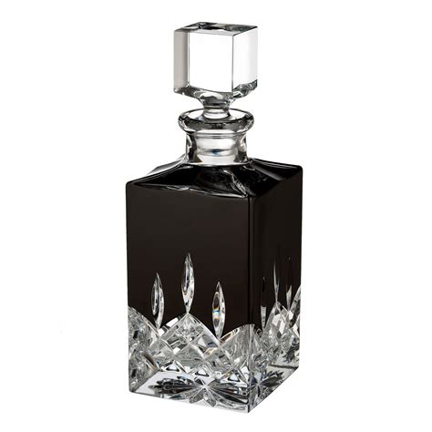 Waterford Crystal Lismore Black Square Decanter Crystal Classics