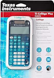 Texas Instruments Ti College Plus Calculatrice Scientifique Bleu Clair