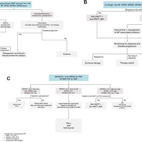 A Amwg Proposed Treatment Algorithm For Polycythemia Vera B Amwg