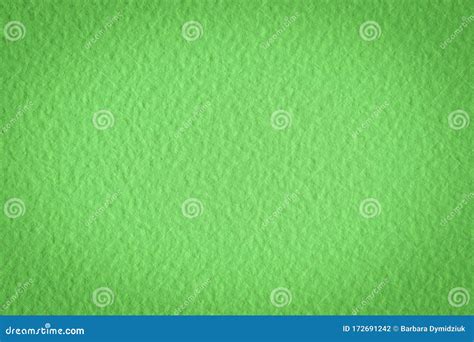 Watercolor Paper Texture Background Natural Tinted Beautiful For Art And Craft Green Stock