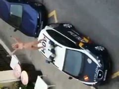 Hot Blonde Climbs Naked Into Car Disobeying Quarantine In Torremolinos Spain And Police Stop