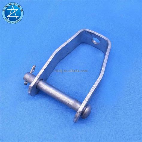 Best Manufacturers Produce Hot Dip Galvanized D Iron Secondary Swinging Clevis For Overhead Line