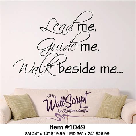 Lead Me Guide Me Etsy