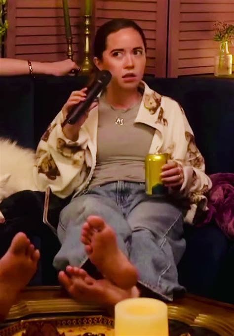 Maya Higa showing her #soles on a podcast #mayahiga #barefoot #feet #