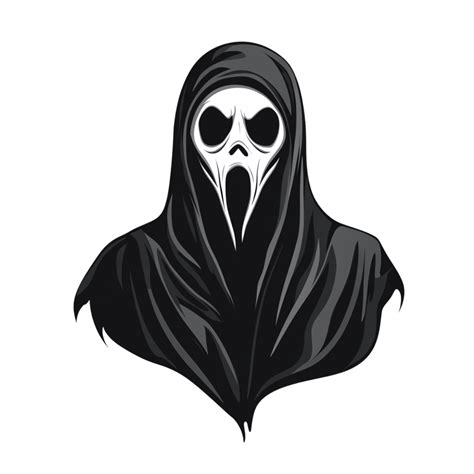 ghost face mask png   rose png