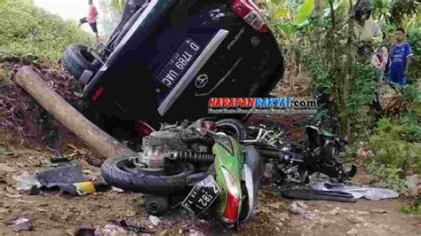 Laka Lantas Mobil Vs Motor Di Pamarican Ciamis Satu Meninggal Dunia