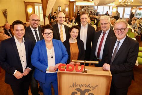 Axel Knoerig Neujahrsempfang In Stuhr Mit Sebastian Lechner