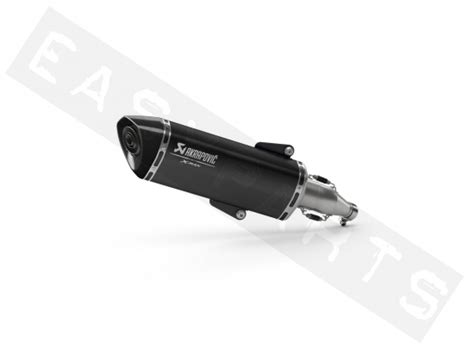 Silencieux AKRAPOVIC Slip On Black YAMAHA X Max 125 I E E5 2023