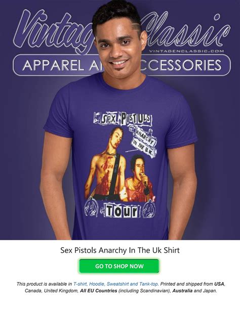 Sex Pistols Anarchy In The Uk Shirt By Vintagenclassic Tee Store Issuu
