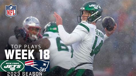 New York Jets Top Plays vs. New England Patriots | 2023 Regular Season ...