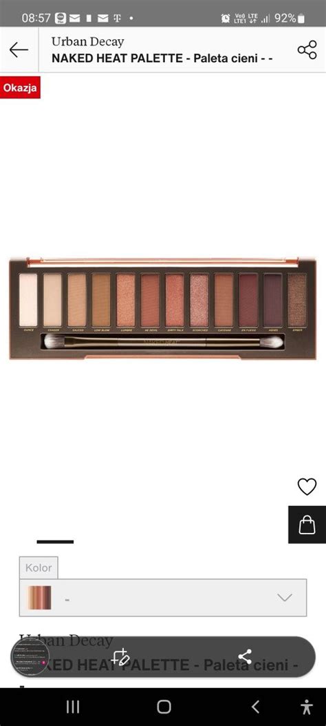 Urban Decay Naked Heat Paleta Cieni Krak W Agiewniki Borek Fa Cki