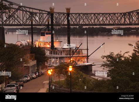 USA, Mississippi, Natchez, Natchez Under the Hill, former red-light ...