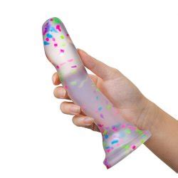 Neo Elite Glow In The Dark Hanky Panky Confetti Dildo Sex Toys Adult Novelties IAFD