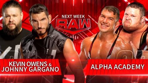 Kevin Owens Johnny Gargano To Team Up On 9 26 WWE RAW