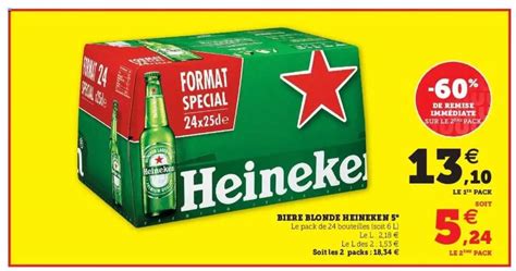 Promo Bi Re Blonde Heineken Chez Hyper U Icatalogue Fr