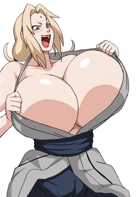 Naruho Tsunade Naruto Naruto Classic Naruto Series Highres Girl Blonde Hair Breast