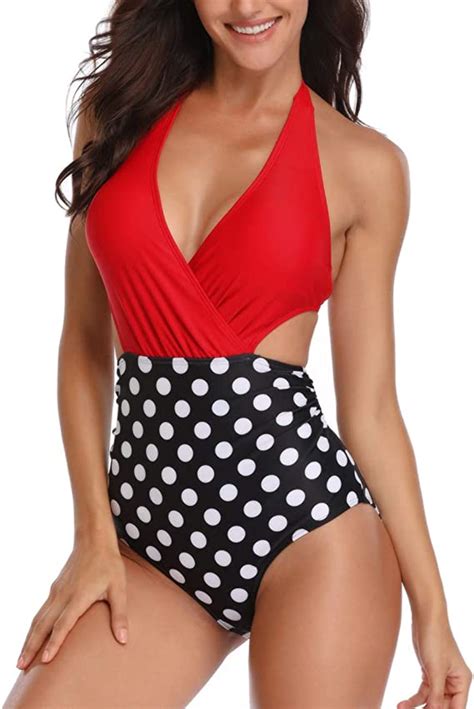 heekpek Sexy Mujer Conjuntos de Bikini Push Up Trajes de Baño Bañador Bikini 1 Pieza Talle Alto