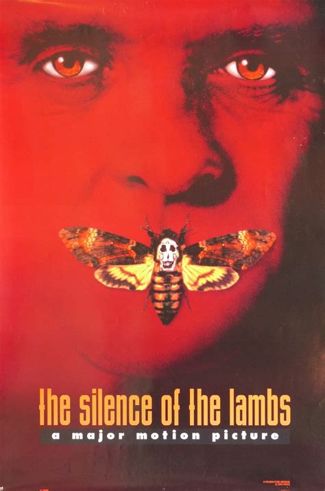 The Silence Of The Lambs Original Vintage Teaser Movie Poster Etsy