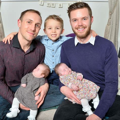Double The Love Gay Dads Welcome Triplets As Two Surrogate Mothers Simultaneously Give Birth